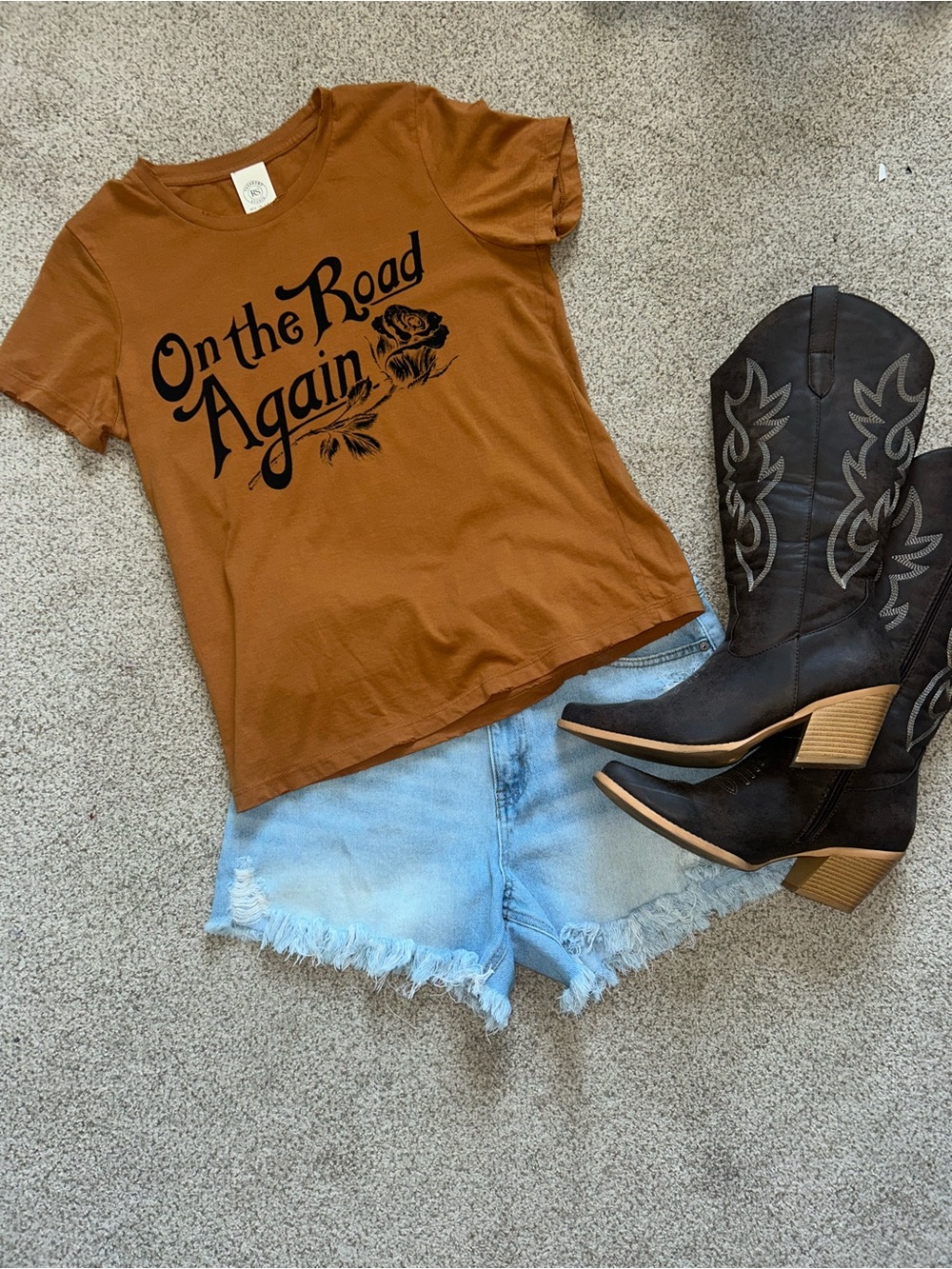 NEW Ragabond Studio for Free People On the Road Again Willie Sz M